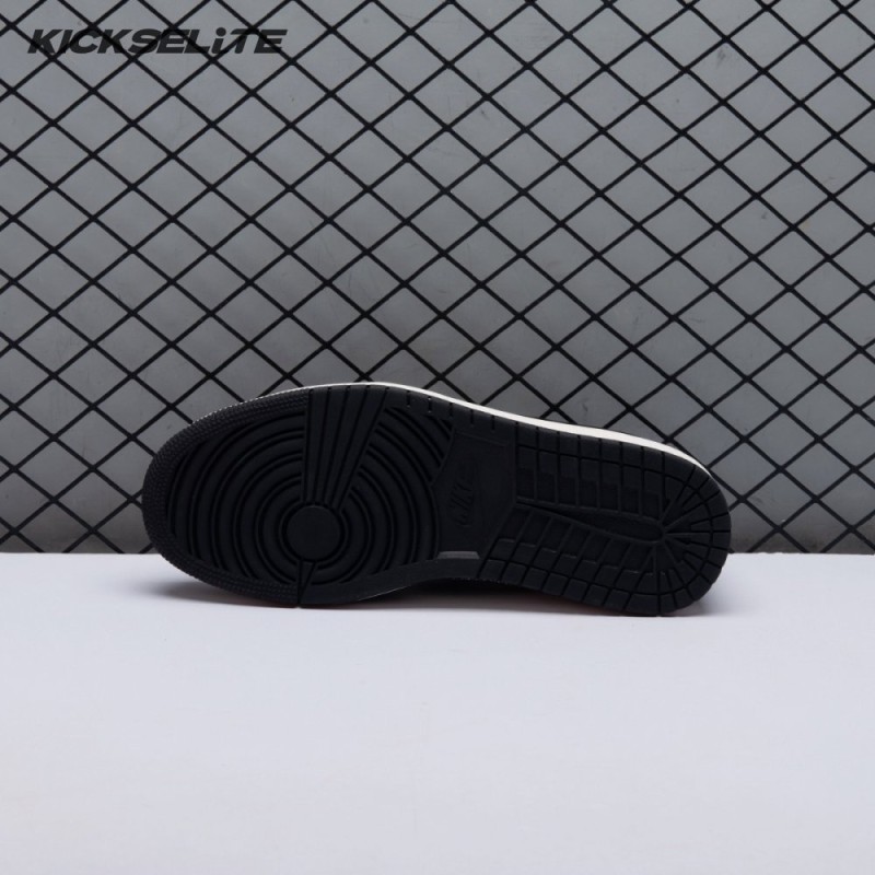 Travis Scott x Fragment Design x Air Jordan 1 Low OG SP Black Off White Grey LX1988-200 Unisex