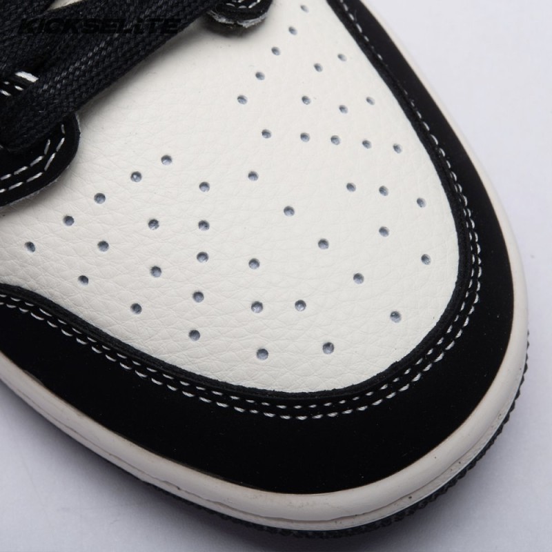 Travis Scott x Fragment Design x Air Jordan 1 Low OG SP Black Off White Grey LX1988-200 Unisex