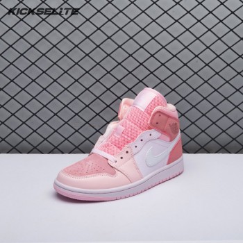 Jordan 1 Mid Digital Pink CW5379-600 Women's Jordan 1 Mid Digital Pink CW5379-600 Women's