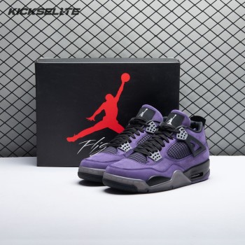 Air jordan 4 x Travis Scott Purple Unisex