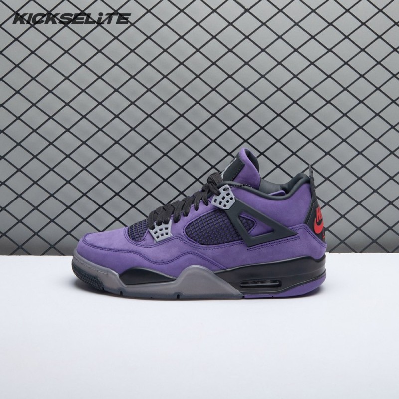Air jordan 4 x Travis Scott Purple Unisex