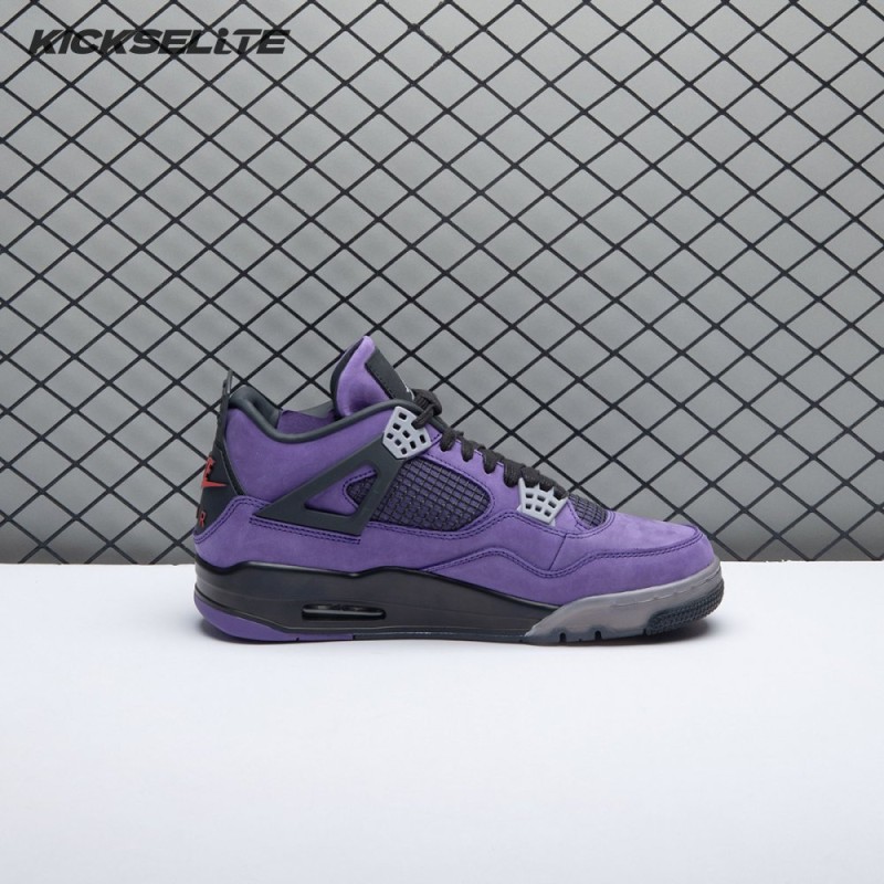 Air jordan 4 x Travis Scott Purple Unisex