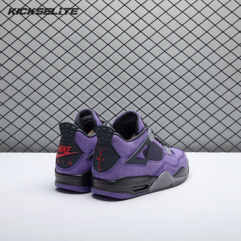 Air jordan 4 x Travis Scott Purple Unisex