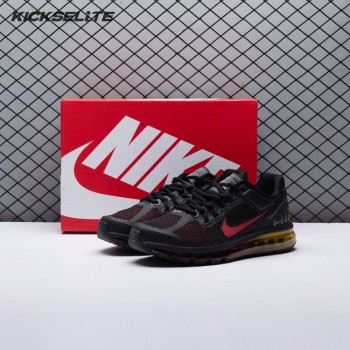 Nike Air Max 2013 Black Laser Orange University Red HF3660-002 Unisex