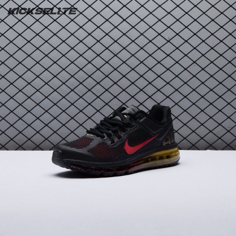 Nike Air Max 2013 Black Laser Orange University Red HF3660-002 Unisex