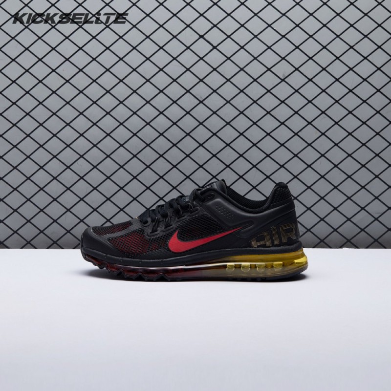 Nike Air Max 2013 Black Laser Orange University Red HF3660-002 Unisex