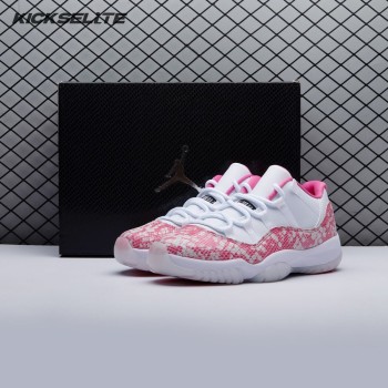 Jordan 11 Retro Low Pink Snakeskin (2019) AH7860-106 Unisex