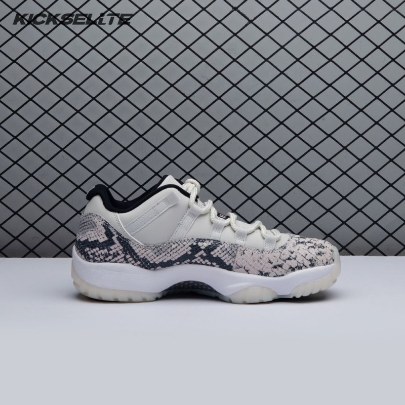 Jordan 11 Retro Low Snake Light Bone CD6846-002 Unisex