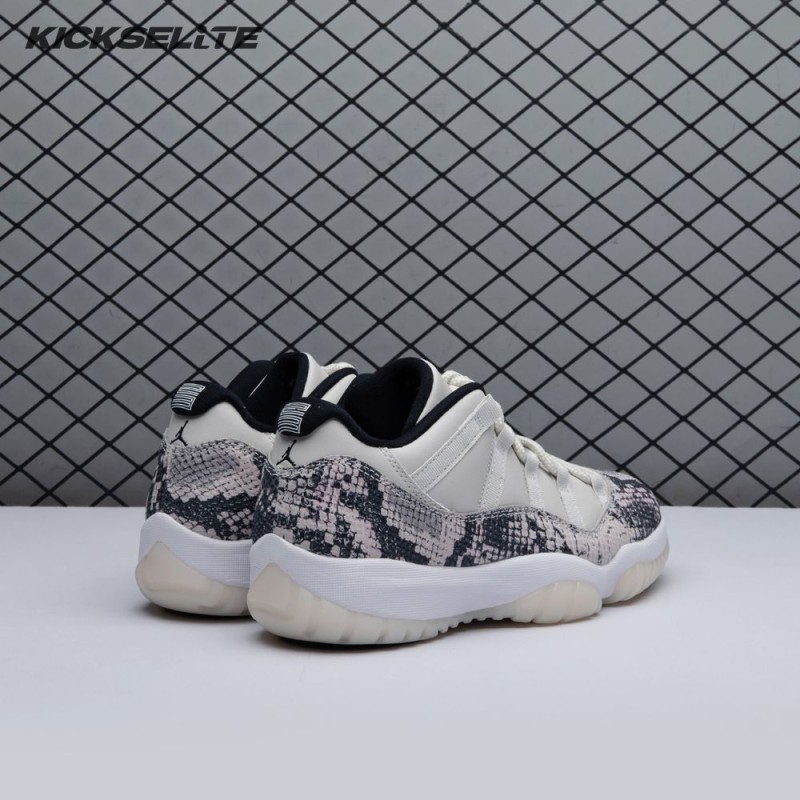 Jordan 11 Retro Low Snake Light Bone CD6846-002 Unisex