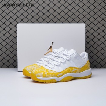 Jordan 11 Retro Low Tour Yellow Snakeskin AH7860-107 Men's
