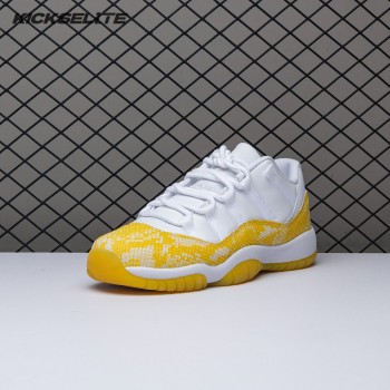 Jordan 11 Retro Low Tour Yellow Snakeskin AH7860-107 Men's