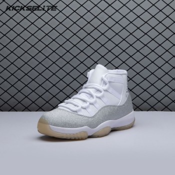 Jordan 11 Retro White Metallic Silver AR0715-100 Unisex Jordan 11 Retro White Metallic Silver AR0715-100 Unisex