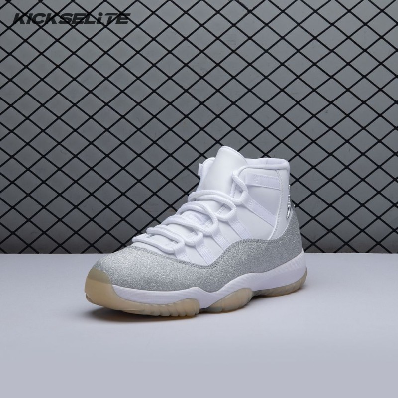 Jordan 11 Retro White Metallic Silver AR0715-100 Unisex