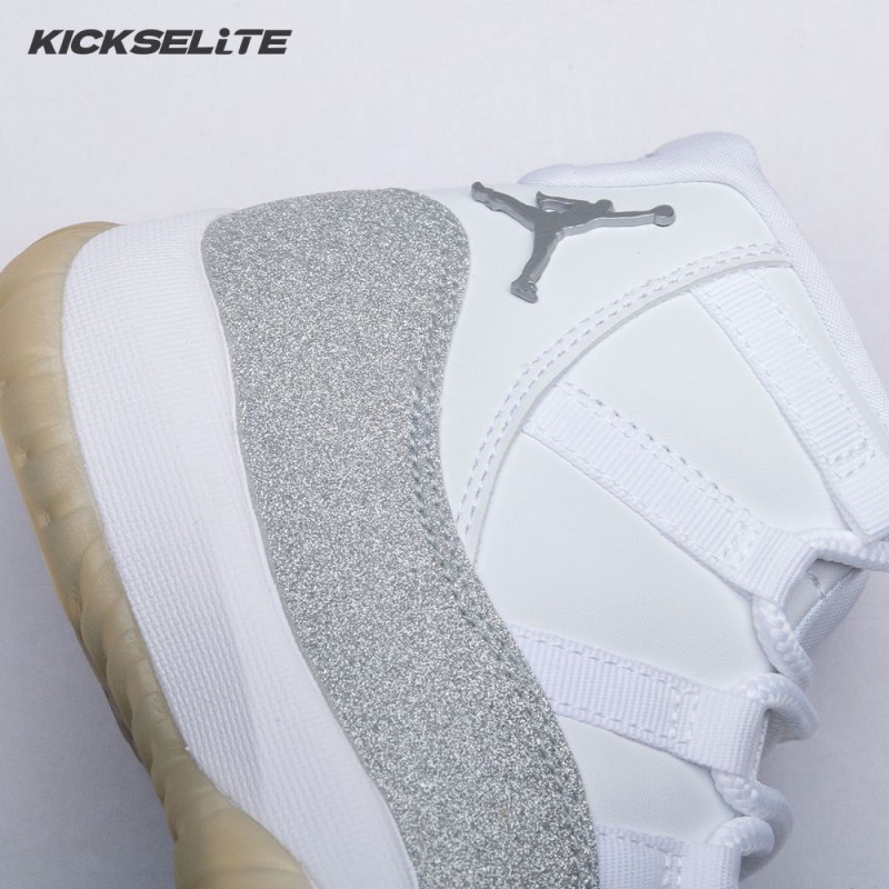 Jordan 11 Retro White Metallic Silver AR0715-100 Unisex