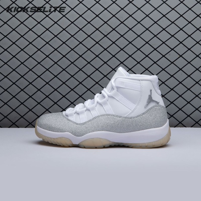 Jordan 11 Retro White Metallic Silver AR0715-100 Unisex