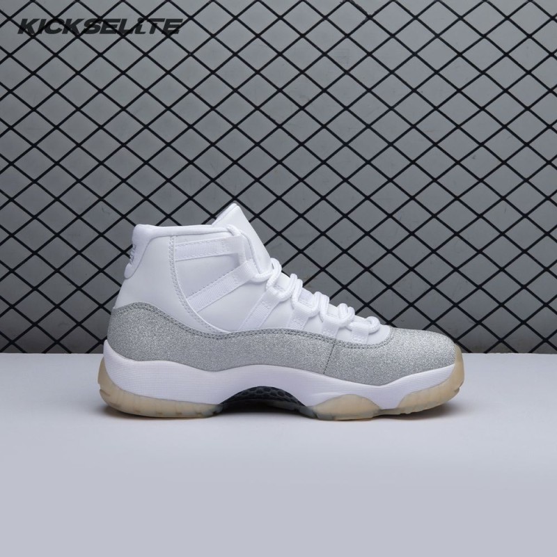 Jordan 11 Retro White Metallic Silver AR0715-100 Unisex