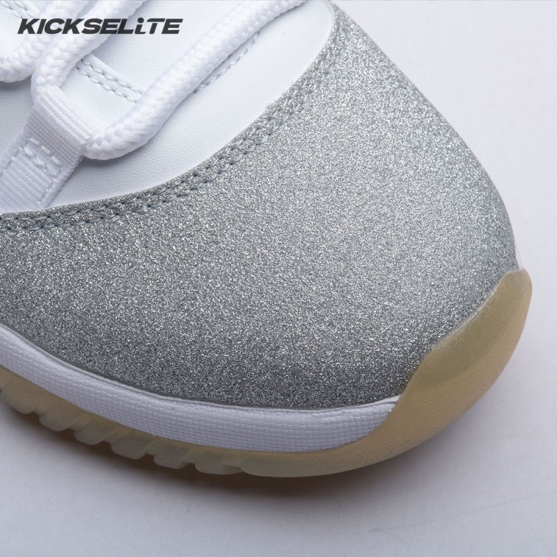 Jordan 11 Retro White Metallic Silver AR0715-100 Unisex