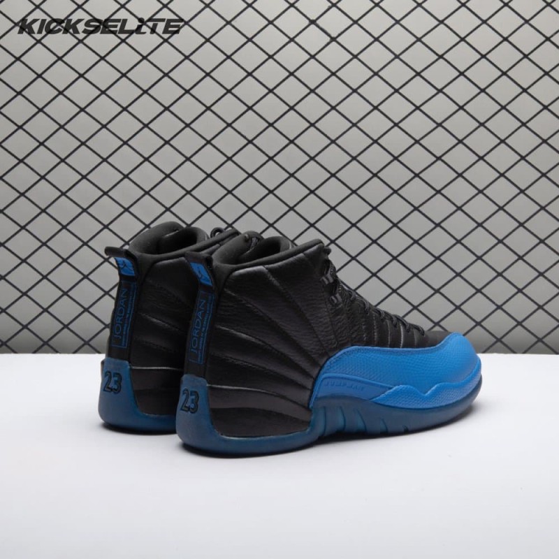 Jordan 12 Retro Black Game Royal 130690-014 Men's Jordan 12 Retro Black Game Royal 130690-014 Men's