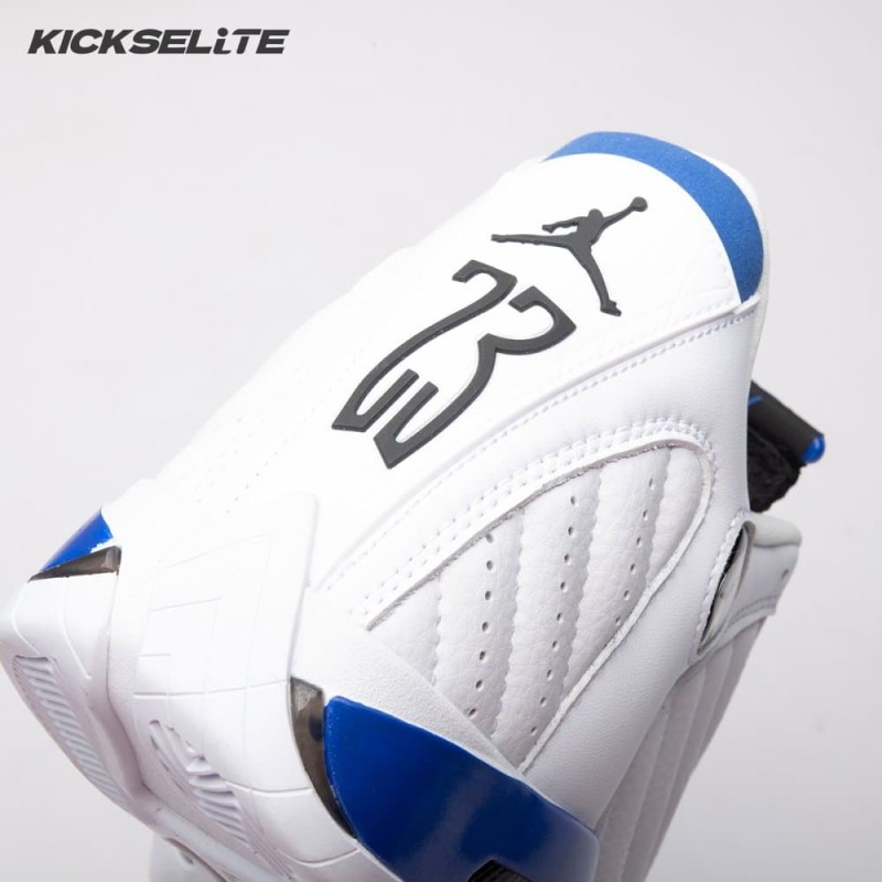Jordan 14 Retro White Hyper Royal 487471-104 Men's
