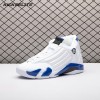 Jordan 14 Retro White Hyper Royal 487471-104 Men's