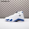Jordan 14 Retro White Hyper Royal 487471-104 Men's