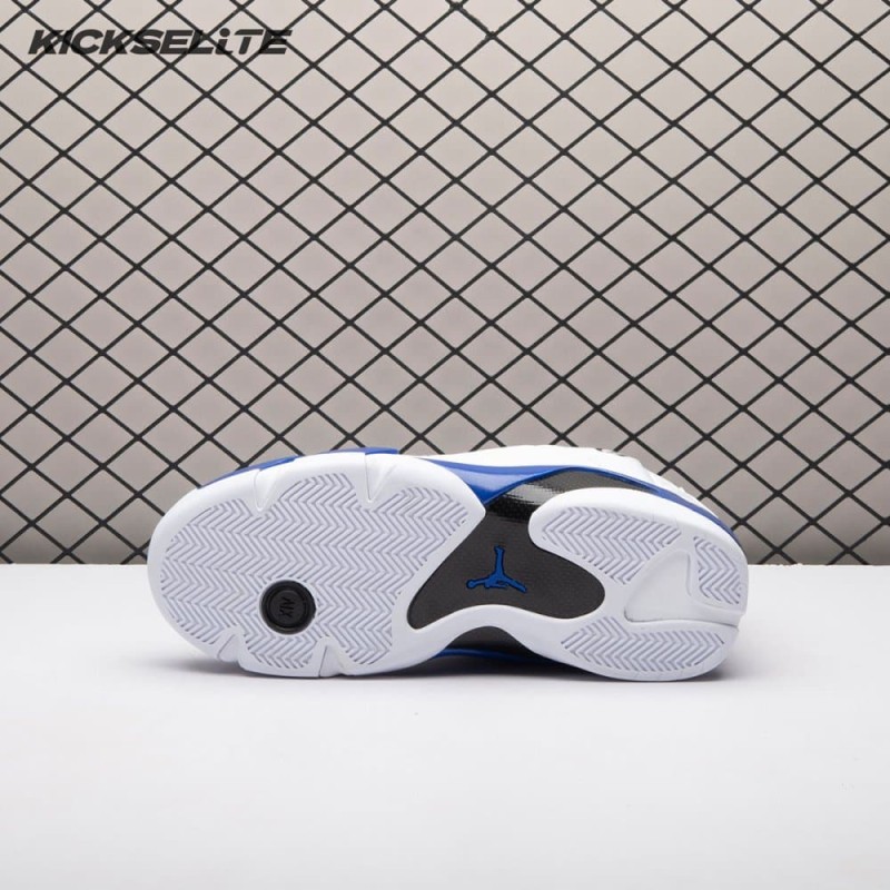 Jordan 14 Retro White Hyper Royal 487471-104 Men's
