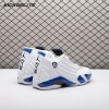 Jordan 14 Retro White Hyper Royal 487471-104 Men's