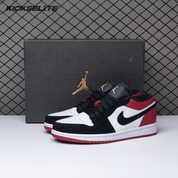 Jordan 1 Low Black Toe 553558-116 Unisex
