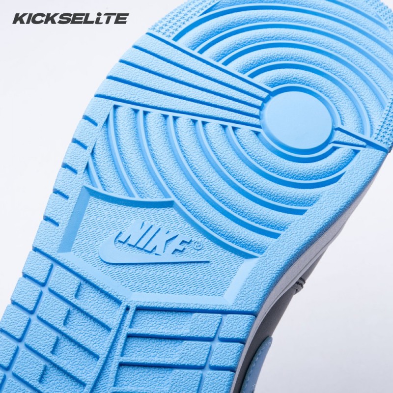 Jordan 1 Low Black University Blue 553558-041 Unisex