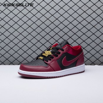 Jordan 1 Low Dark Beetroot Black DB6491-600 Unisex