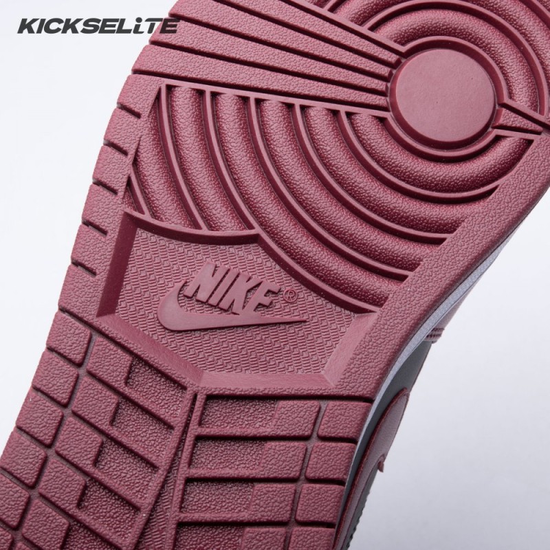 Jordan 1 Low Dark Beetroot Black DB6491-600 Unisex