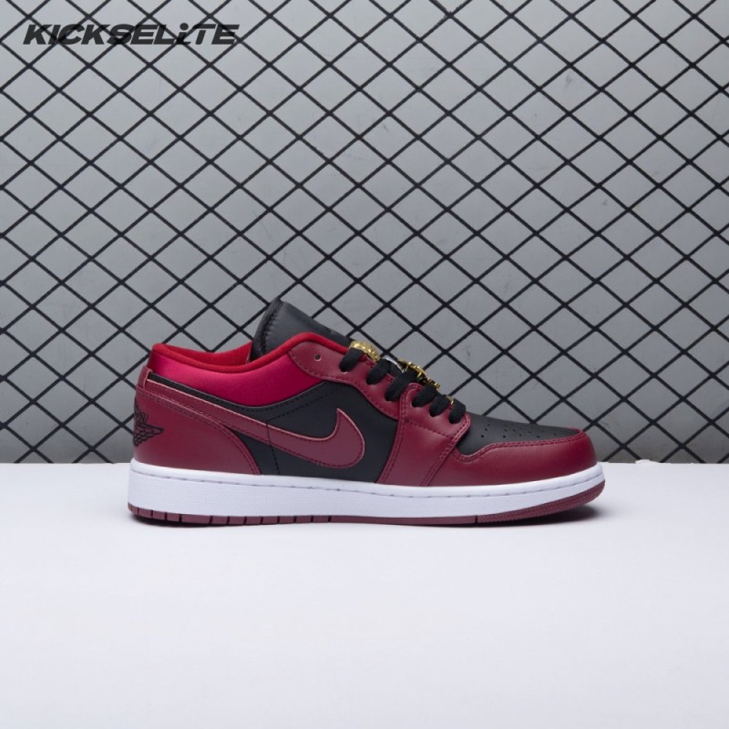 Jordan 1 Low Dark Beetroot Black DB6491-600 Unisex