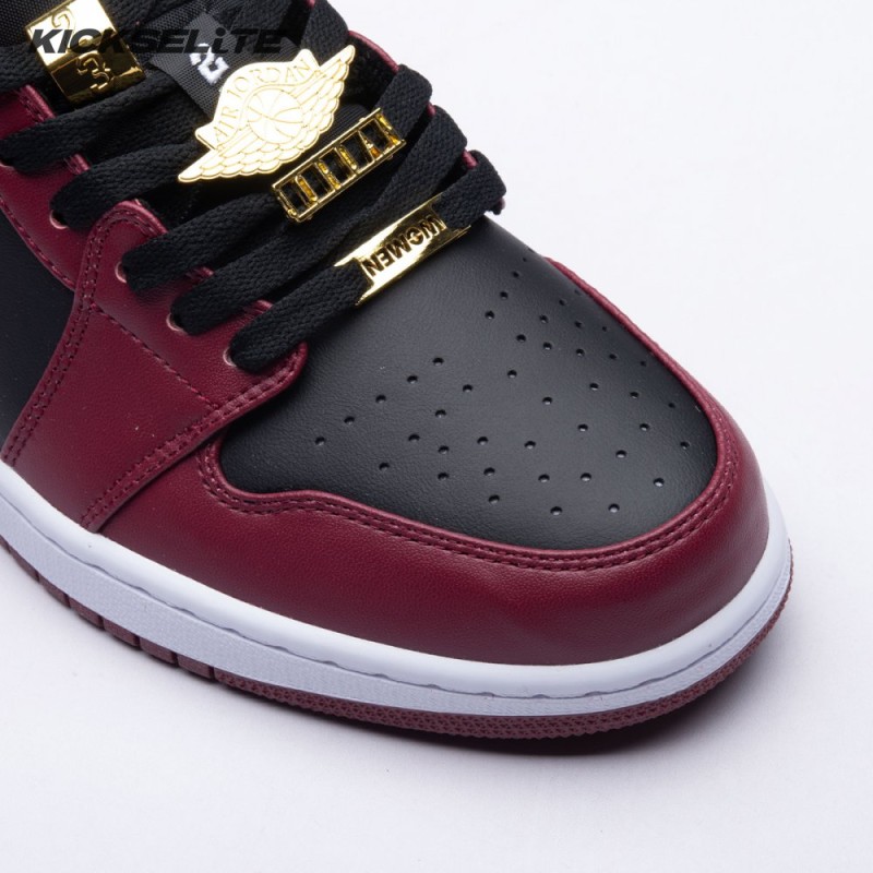 Jordan 1 Low Dark Beetroot Black DB6491-600 Unisex