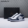 Jordan 1 Low Wolf Grey Midnight Navy 553558-141 Unisex