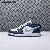 Jordan 1 Low Wolf Grey Midnight Navy 553558-141 Unisex