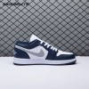 Jordan 1 Low Wolf Grey Midnight Navy 553558-141 Unisex