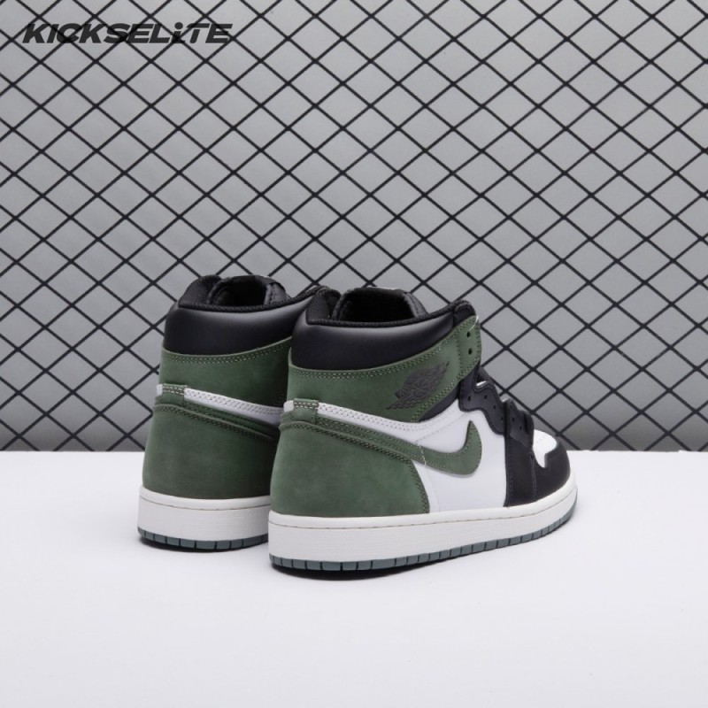 Jordan 1 Retro High Clay Green 555088-135 Unisex