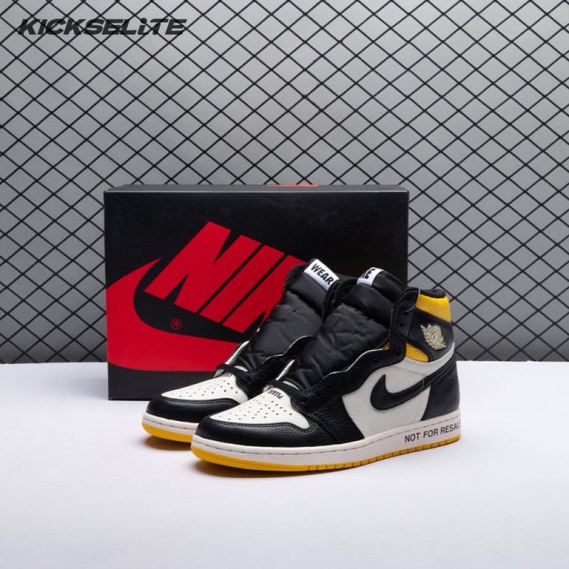Jordan 1 Retro High Not for Resale Varsity Maize 861428-107 Unisex