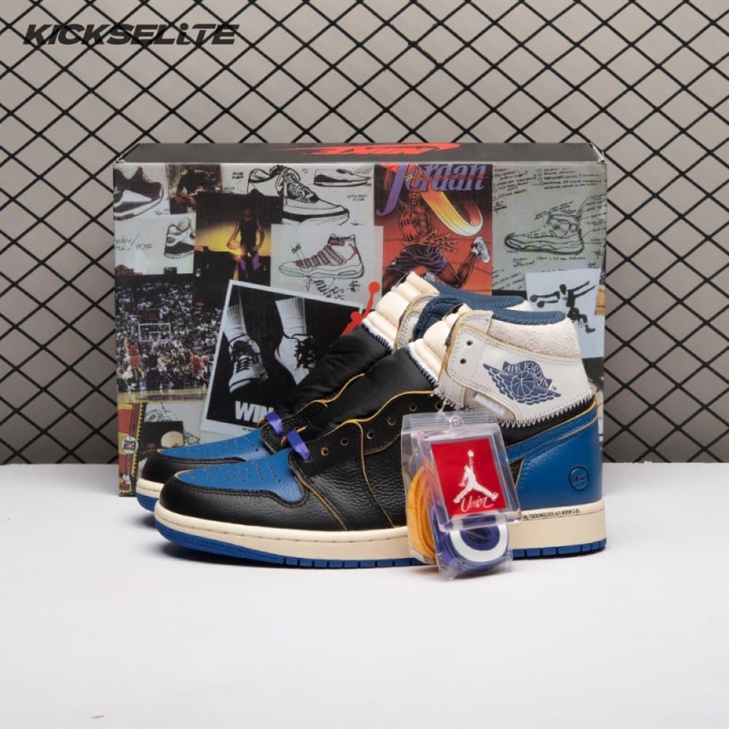 Jordan 1 Retro High OG SP Fragment x Union LA Sport Royal IO7847-001 Unisex Jordan 1 Retro High OG SP Fragment x Union LA Sport Royal IO7847-001 Unisex