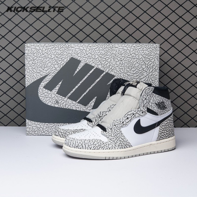 Jordan 1 Retro High OG White Cement DZ5485-052 Men's