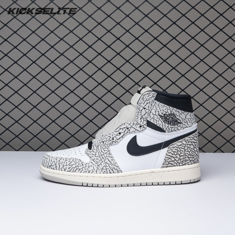 Jordan 1 Retro High OG White Cement DZ5485-052 Men's