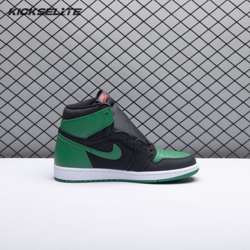 Jordan 1 Retro High Pine Green Black 555088-030 Men's