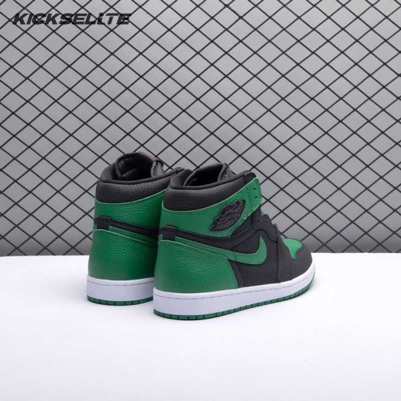 Jordan 1 Retro High Pine Green Black 555088-030 Men's