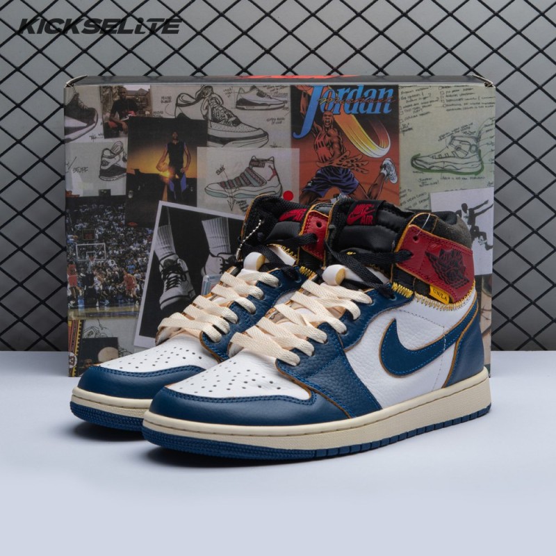 Jordan 1 Retro High Union Los Angeles Blue Toe Men's