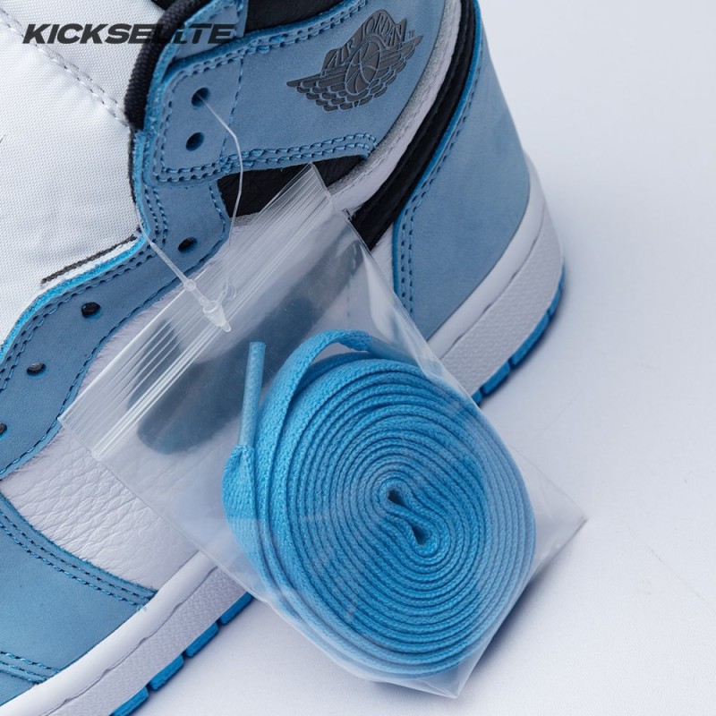 Jordan 1 Retro High White University Blue Black Unisex