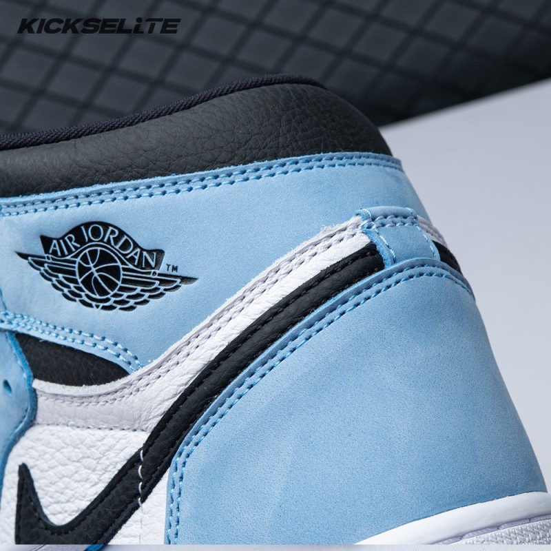 Jordan 1 Retro High White University Blue Black Unisex