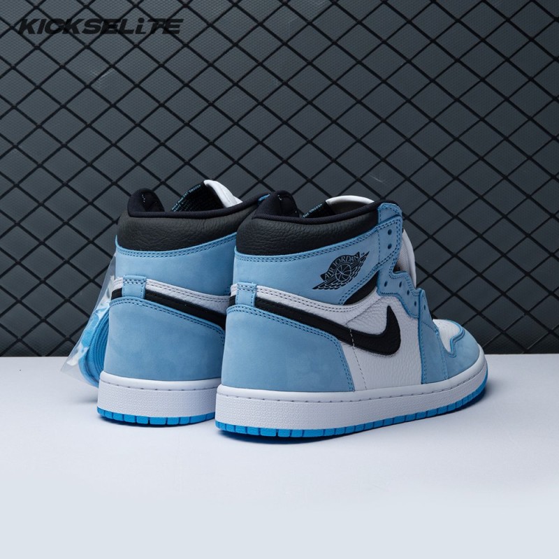 Jordan 1 Retro High White University Blue Black Unisex