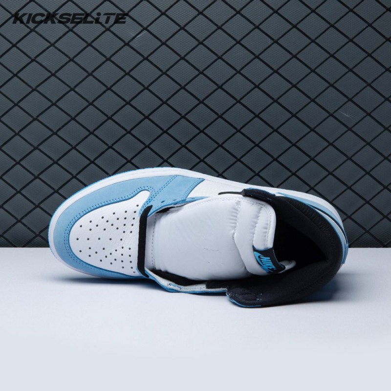 Jordan 1 Retro High White University Blue Black Unisex