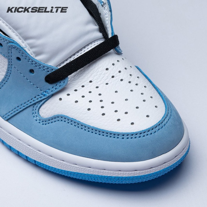Jordan 1 Retro High White University Blue Black Unisex