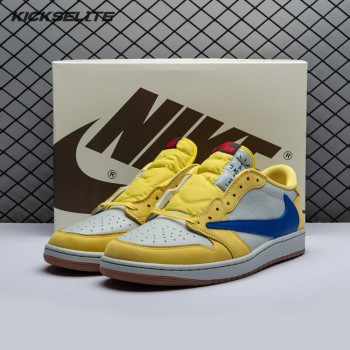 Jordan 1 Retro Low OG SP Travis Scott Canary DZ4137-700 Unisex